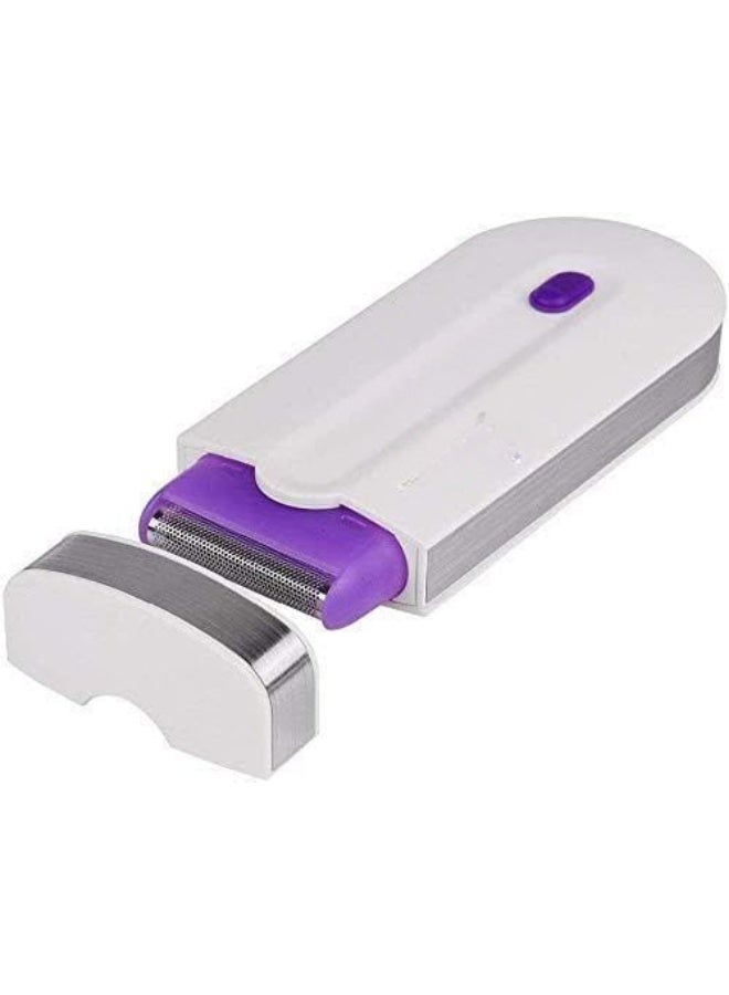 فينيشنج تاتش ماكينة إزالة الشعر للسيدات بدون ألم بتقنية Finishing Touch – جهاز إزالة شعر فوري وآمن للوجه والجسم بالكامل – بديل الليزر والحلاقة – مناسبة لجميع ألوان البشرة – قابلة لإعادة الشحن – إزالة شعر ناعمة ودقيقة للوجه والذراعين والساقين وتحت الإبط وخط البكيني - Image 4